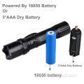 365nm 395nm Licht Ultraviolett USB wiederaufladbare UV -Taschenlampe